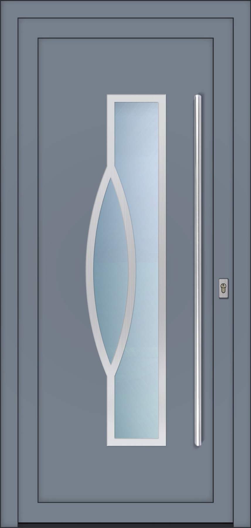 RD149 ezüstszürke – Ellipse Line ajtópanel