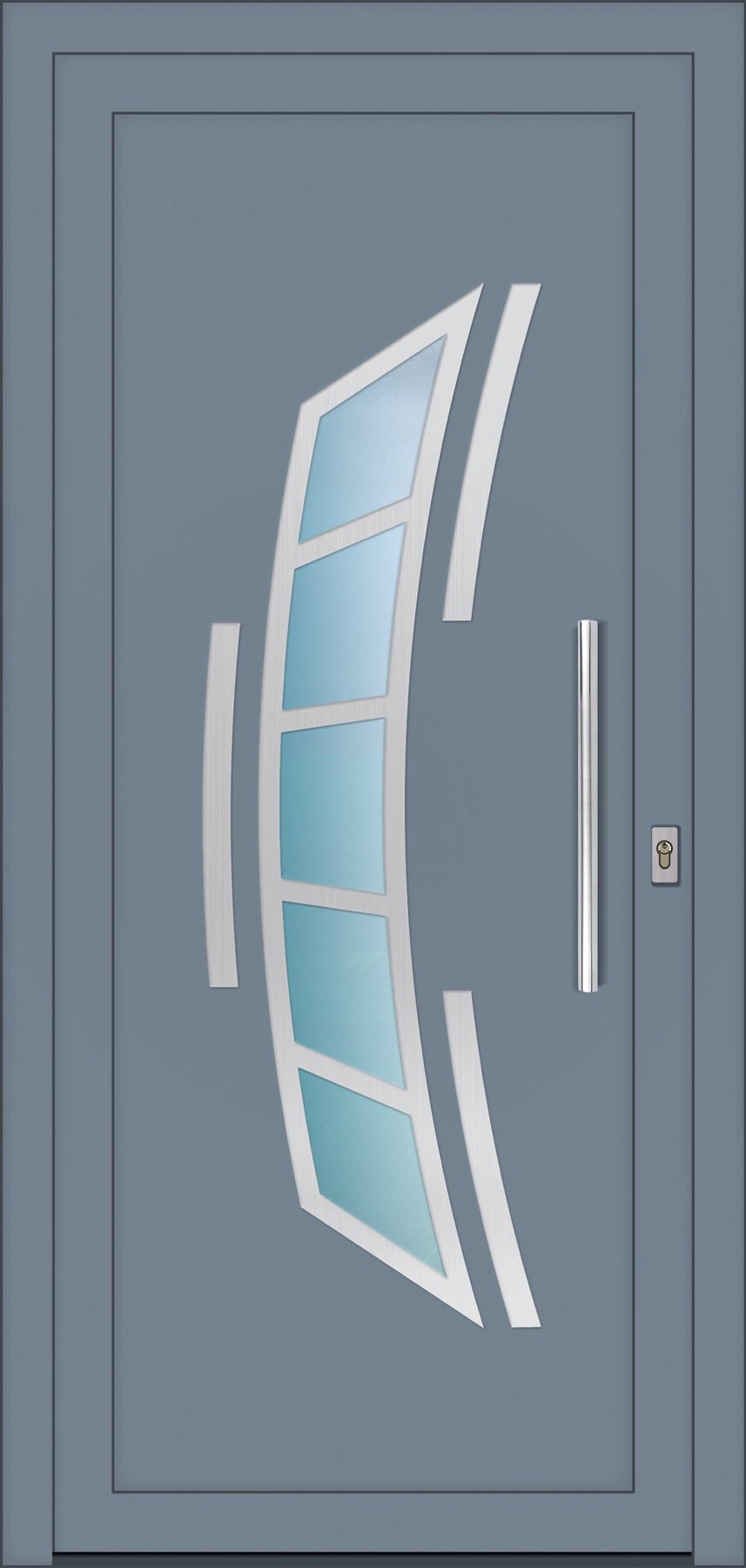 RD189 ezüstszürke – Ellipse Line ajtópanel