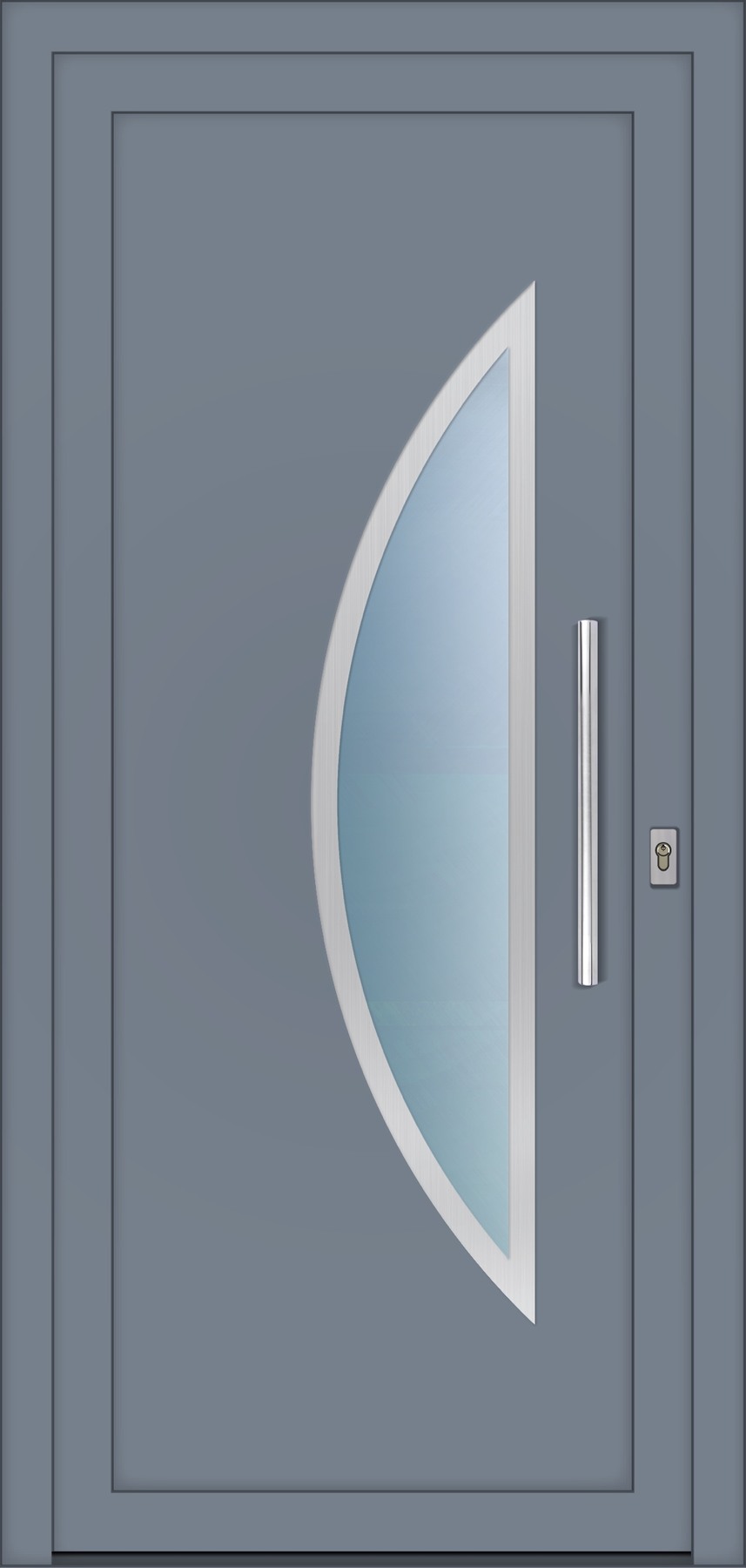 RD289 ezüstszürke – Ellipse Line ajtópanel