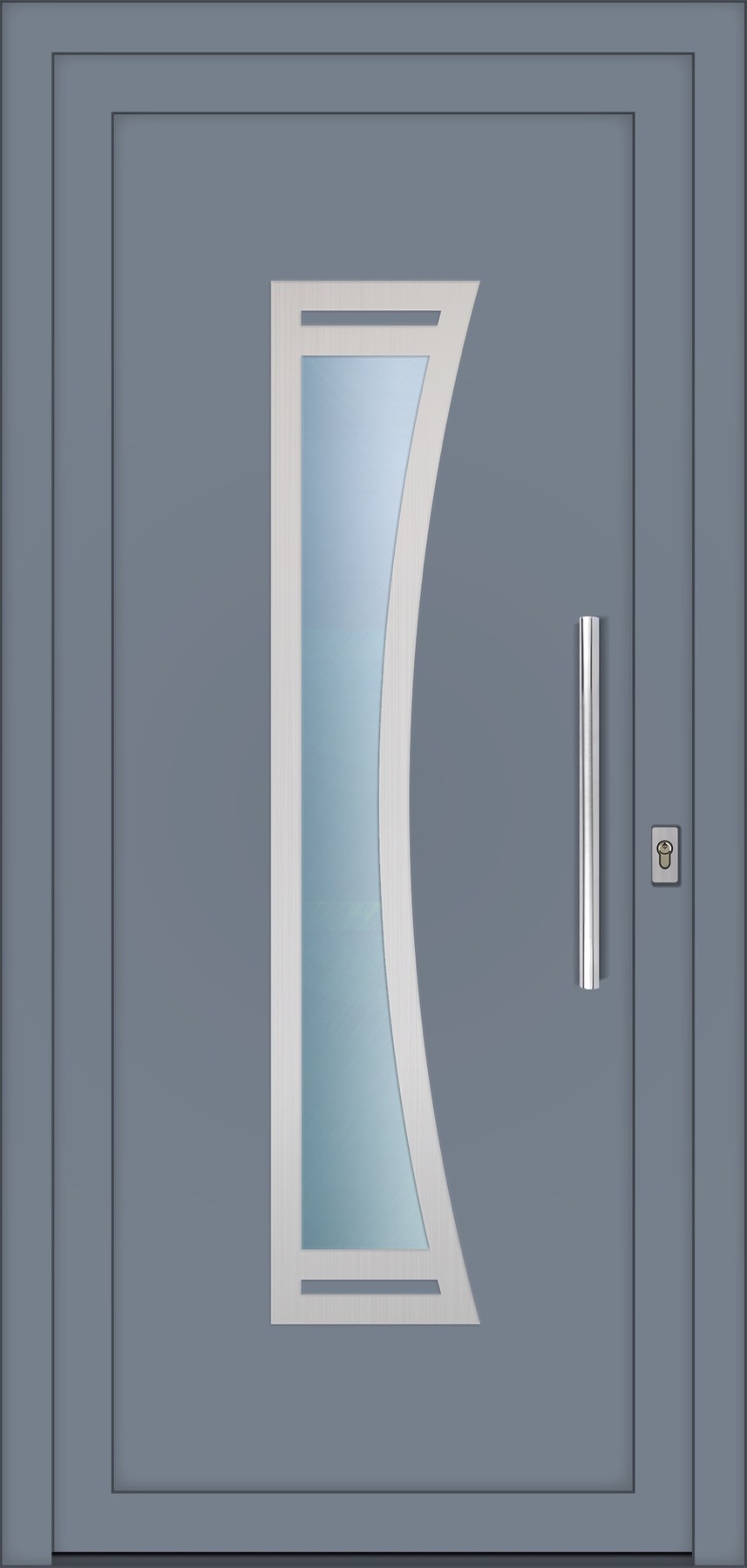RD379 ezüstszürke – Ellipse Line ajtópanel