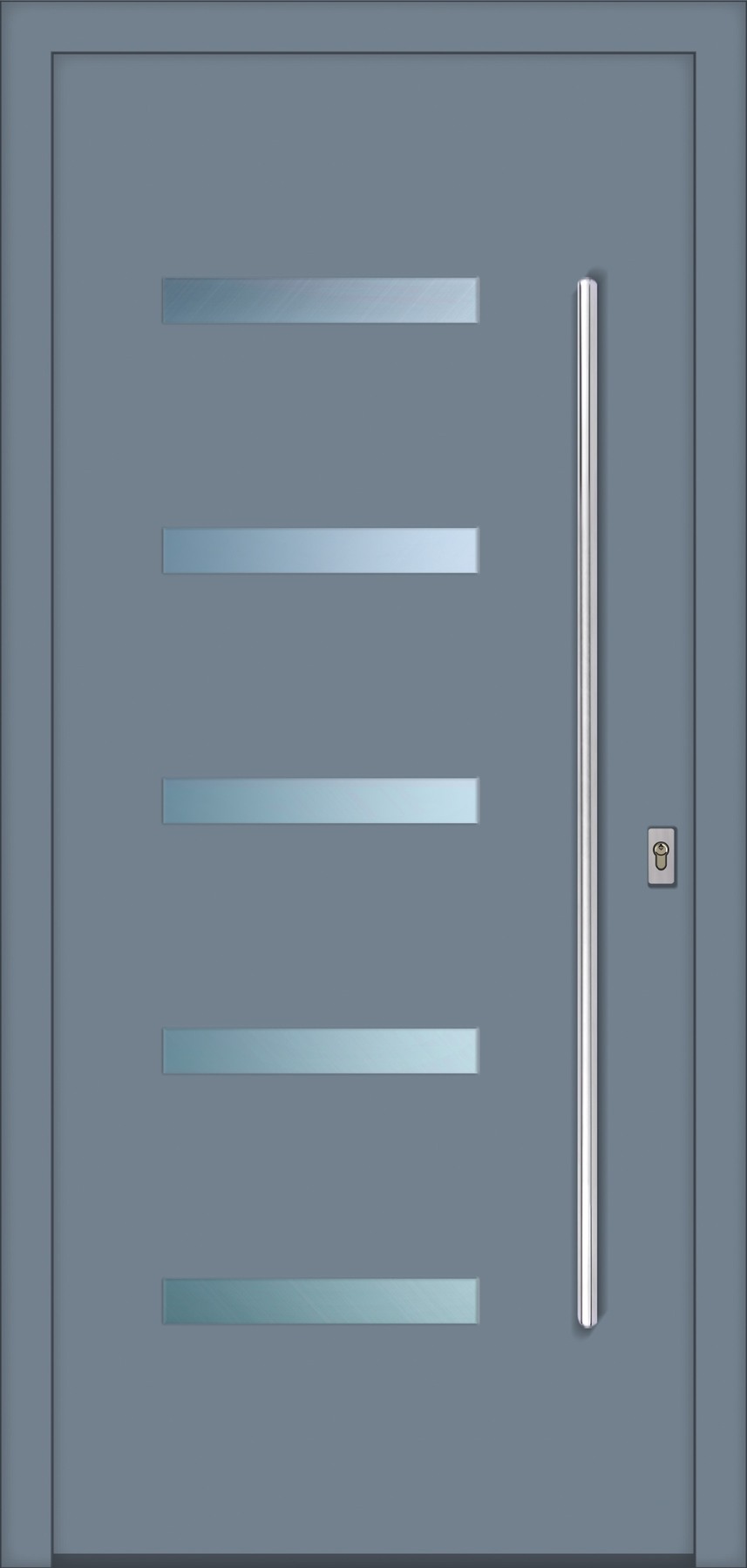 RD25 ezüstszürke – Geometric Line ajtópanel