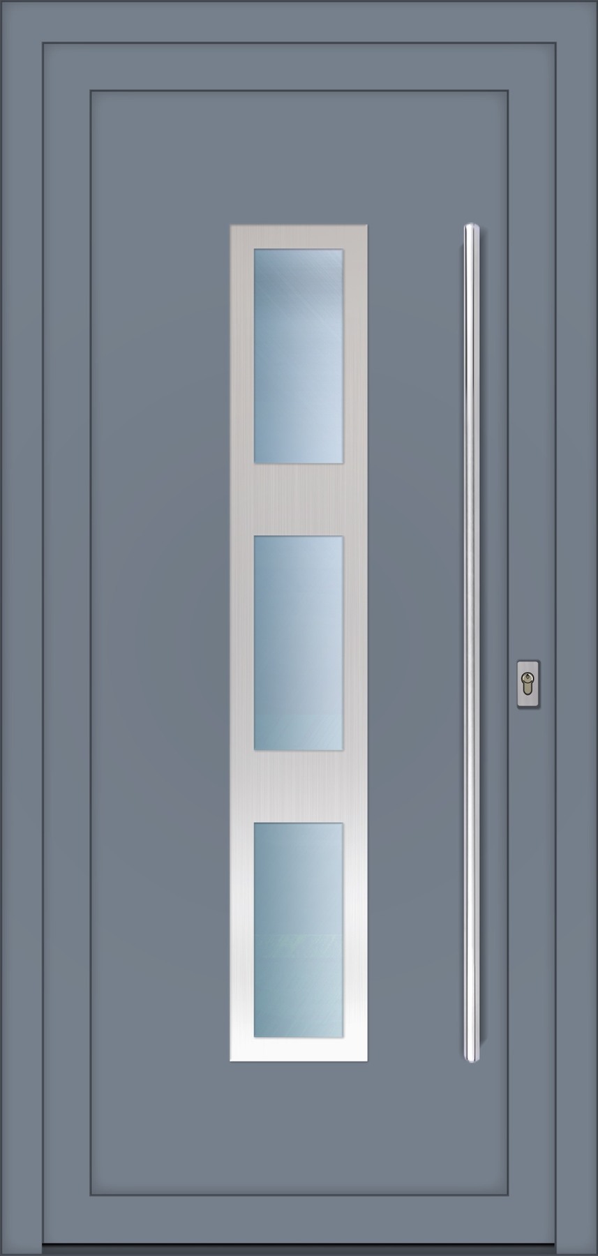 RD269 ezüstszürke – Geometric Line ajtópanel