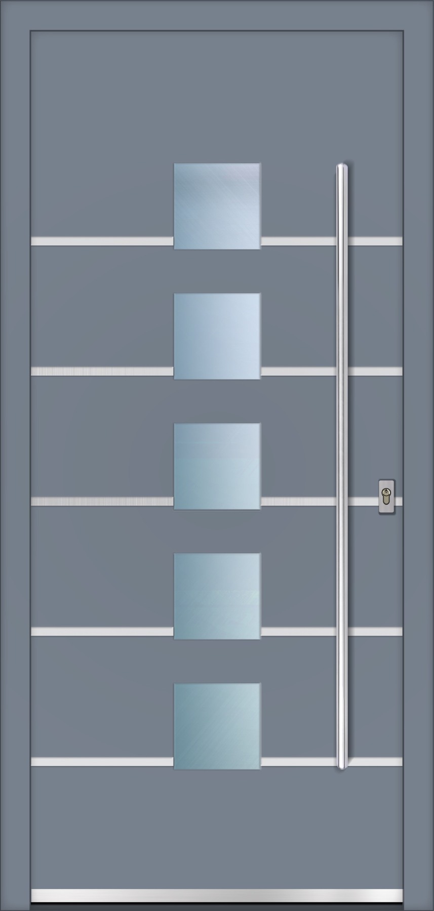 RD47 ezüstszürke – Geometric Line ajtópanel