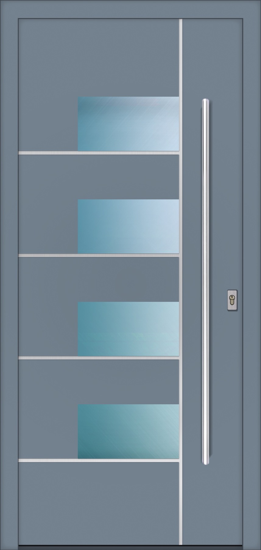 RD587 ezüstszürke – Geometric Line ajtópanel