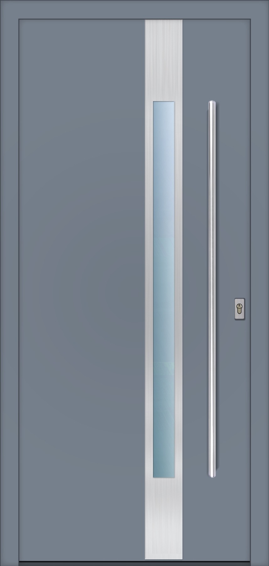 RD628 ezüstszürke – Geometric Line ajtópanel