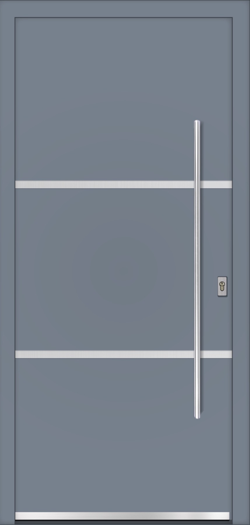 RD903 ezüstszürke – Geometric Line ajtópanel