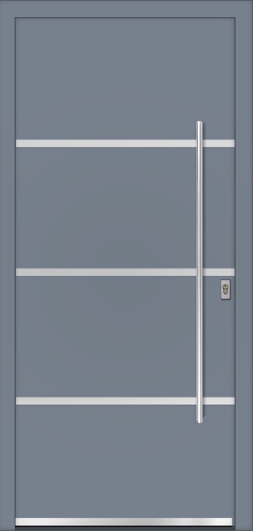 RD913 ezüstszürke – Geometric Line ajtópanel