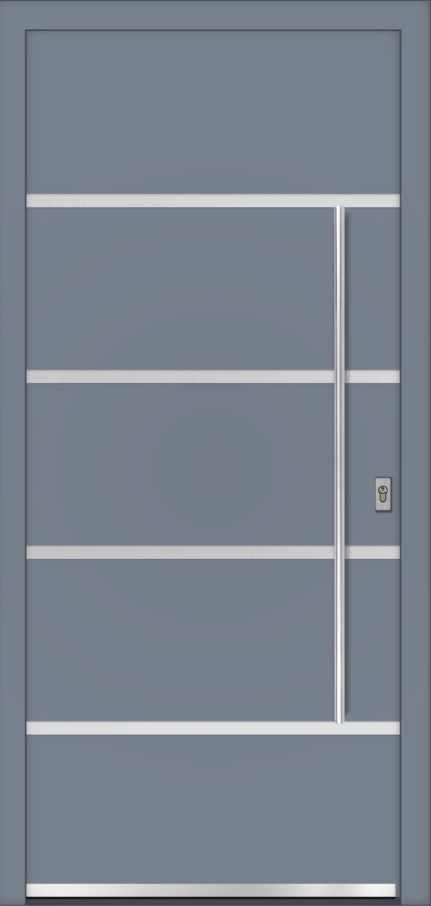 RD923 ezüstszürke – Geometric Line ajtópanel