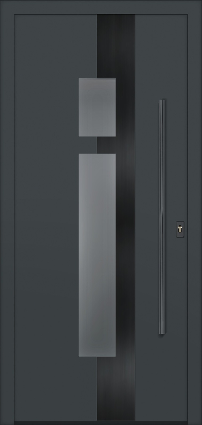RD708 antracit – Nero Line ajtópanel