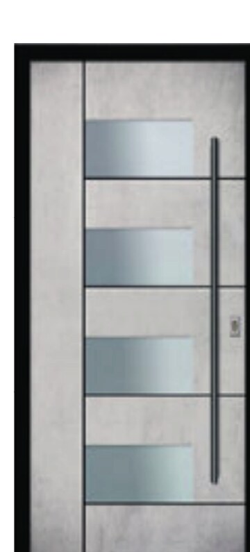 Világos beton ajtópanel